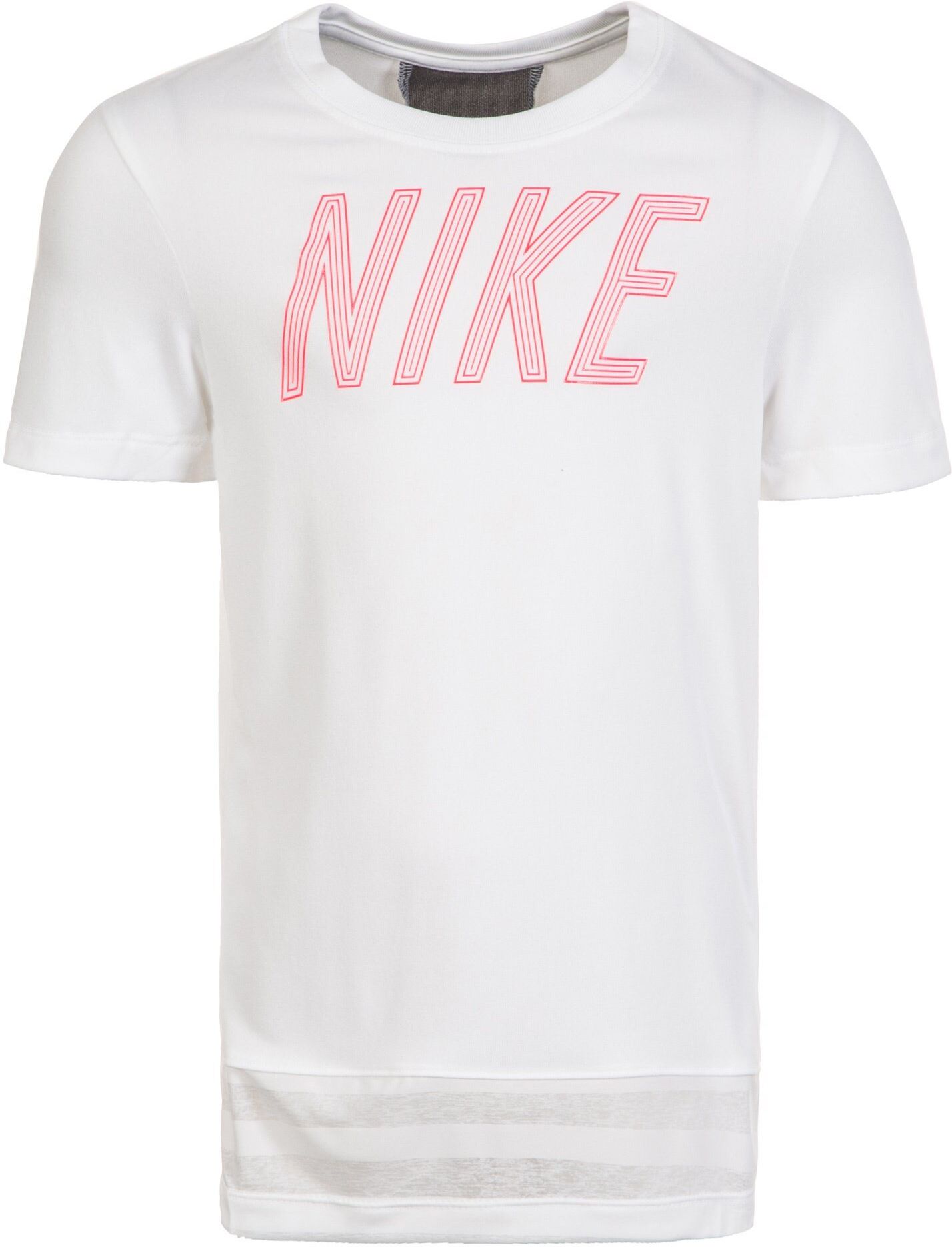 Nike Trainingsshirt »Dry«, weiß-rot-grau