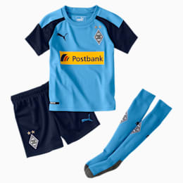 Puma Borussia Mönchengladbach Kinder Auswärts Mini Set   Mit Aucun   Blau   Größe: 98