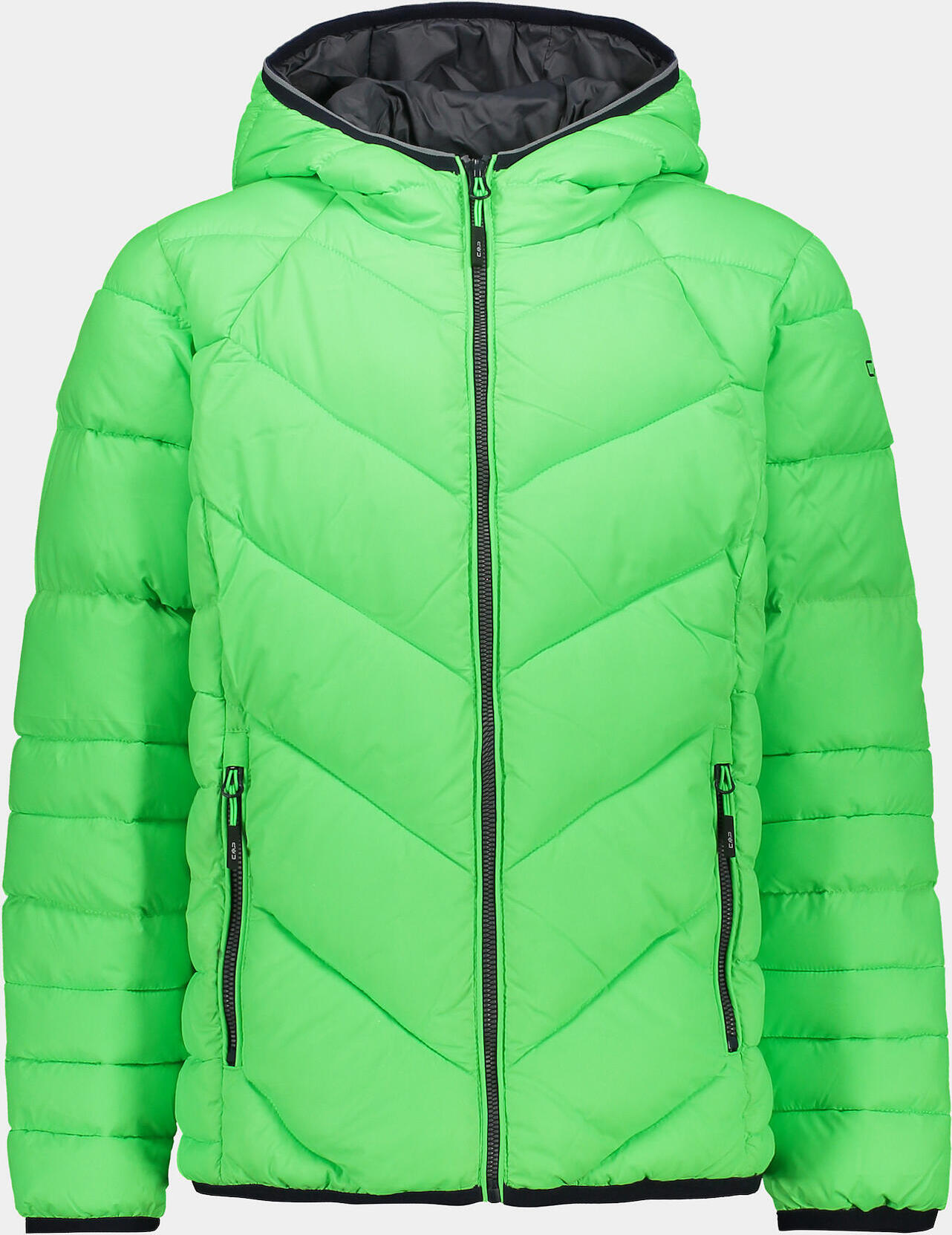 CMP BOY Jacket FIX Hood verde fluo (E102) 152