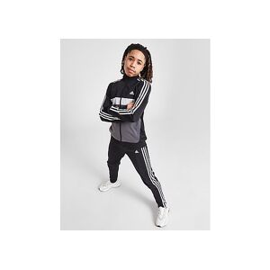 adidas Tibero Poly Track Top Tracksuit Junior, Black / Grey Five / Grey One / White