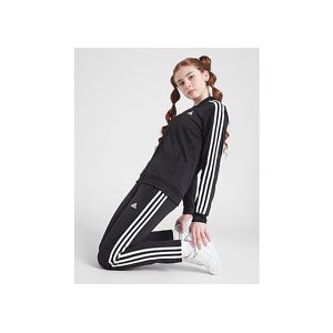 adidas Girls' Essential 3-Stripes Tracksuit Junior, Black