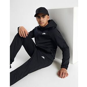 Nike Sportswear Poly Colour Block Tracksuit Junior, Black/Black/White