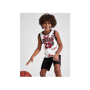 Jordan 23 All Over Print Vest/Shorts Set Children, White