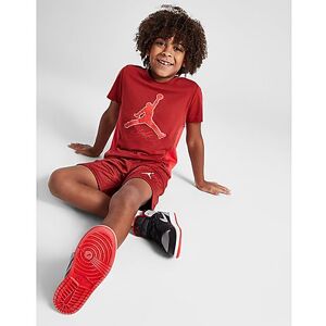 Jordan Flight T-Shirt/Shorts Set Children, Red