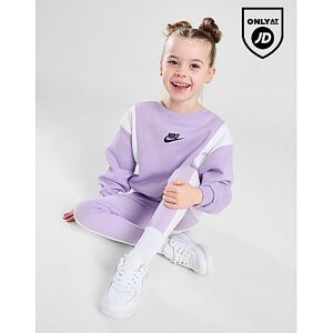 Nike Girls' Colour Block Tracksuit Children, Purple