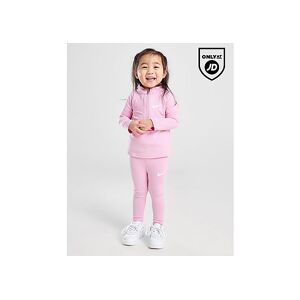 Nike Girls' Pacer 1/4 Zip Top/Leggings Set Infant, Pink