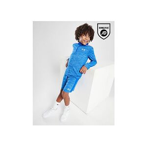 Under Armour Woven Panel 1/4 Zip/Shorts Set Children, Blue