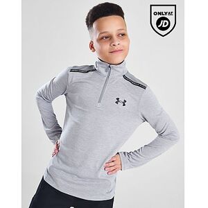 Under Armour Tech Wordmark 1/4 Zip Track Top Junior, Grey