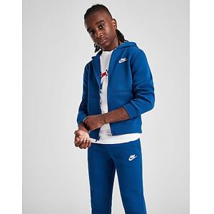 Nike Club Fleece Full Zip Tracksuit Junior, Blue