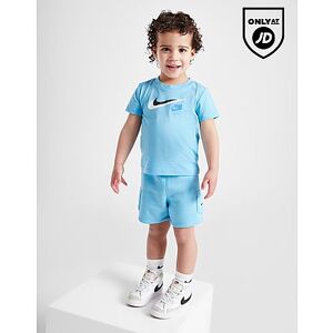 Nike Double Swoosh T-Shirt/Shorts Set Infant, Blue