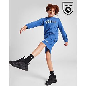 Hoodrich Enhance Crew Sweatshirt/Shorts Set Junior, Blue