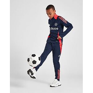 adidas Manchester United FC Training Track Pants Junior, Night Indigo / Bright Red