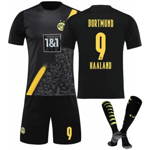 Tickos Kids Football Kits Fodboldtrøje T-shirt T-shirt jakkesæt 21/22 - Haaland Dortmund Haaland Dortmund Away 24 (130-140cm)