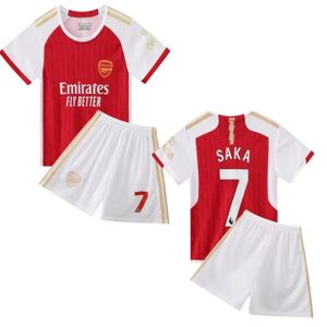 Saka No.7 Jersey Set Arsenal træningstrøjedragt til drenge børn Sæson 2023-24 - Perfet Size 14