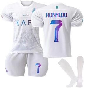 2023-2024 Al-Nassr FC Udebane børn fodbolddragt nr. 7 Ronaldo-WELLNGS 1 1 24