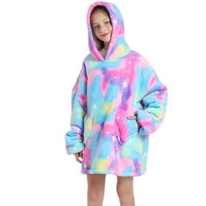 Kid Hoodie Filt Oversized Ultra Plys Fleece Filt Vinter -best 16