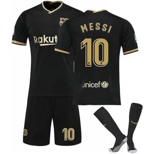 Fodboldsæt til børn Fodboldtrøje T-shirt-sæt til træning 21/22 20 21 Barcelona Third Messi 10 20 21 Barcelona Away Messi 10 Børn 24 (130-140CM) 20 21 Barcelona Away Messi 10 Kids 24 (130-140CM)