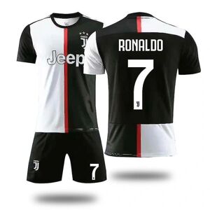 Juventus Home No.7 fodboldtrøjesæt til børn, ungdom Herre K Kids 22(120-130CM)