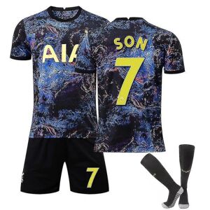 Son #7 trøje til mænd Tottenham Hotspur 22 fodboldtrøjesæt K Kids 28(150-160CM)