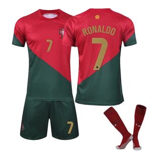 CNMR Ronaldo Portugal hjemmebanetrøje, udebanetrøje Ronaldo 7 zV 2223 Home Kids 20(110-120CM)