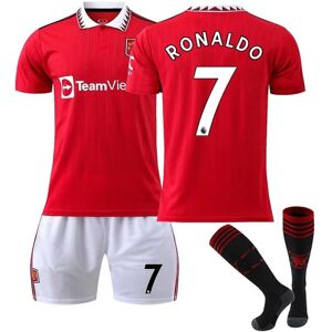 Galaxy 22-23 Ny Manchester United-trøje Fodboldtrøje RONALDO 7 Børn 26(140-150CM) RONALDO 7 Børn 24(130-140CM)