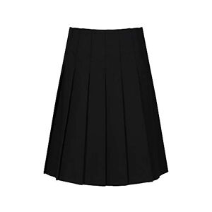Trutex Limited Girl's Junior Stitch Plain Skirt, Black, 12 Years