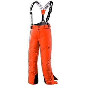 Black Crevice Children's Ski Trousers, Orange, 128