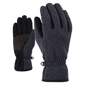 Ziener Kinder LIMAGIOS JUNIOR glove multisport Freizeit- / Funktions- / Outdoor-Handschuhe   atmungsaktiv, gestrickt, schwarz (black melange), 3.5