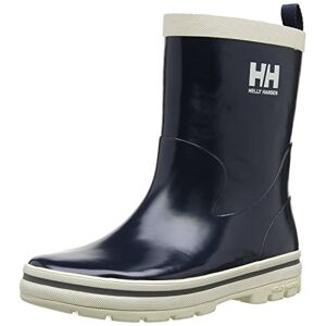 Helly Hansen JK MIDSUND, Unisex-Kinder Kurzschaft Gummistiefel, Blau (597 NAVY/OFF WHITE/SILVER REFL), 26/27 EU