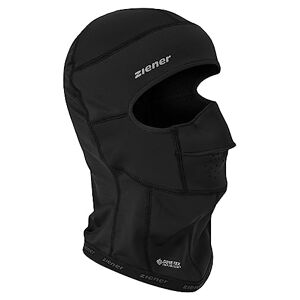 Ziener Kinder IQUITO GTX INF Junior underhelmet mask Skihelm-gesichtsmaske   Warm Elastisch Soft-shell, black, XS