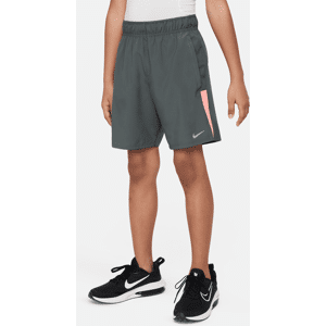 Nike Dri-FIT Challenger-løbeshorts til større børn (drenge) - grå grå XS