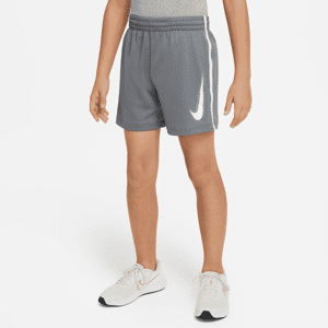 Nike Multi Dri-FIT-træningsshorts med grafik til større børn (drenge) - grå grå XS