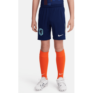 Holland 2024 Stadium Away Nike Dri-FIT Replica-fodboldshorts til større børn - blå blå XS