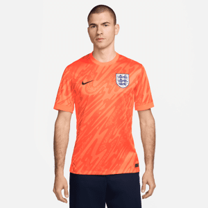 England 2024/25 Stadium Goalkeeper Nike Dri-FIT Replica-fodboldtrøje med korte ærmer til mænd (herrehold) - Orange Orange S
