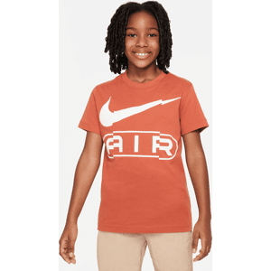 Nike Sportswear-T-shirt til større børn (piger) - Orange Orange S