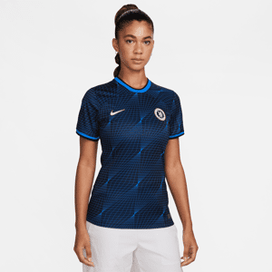 Chelsea FC 2023/24 Stadium Away-Nike Dri-FIT-fodboldtrøje til kvinder - blå blå XL (EU 48-50)