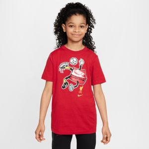 Nike Football Liverpool FC-T-shirt til større børn - rød rød XS