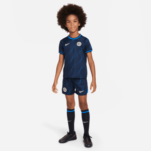Chelsea FC 2023/24 Away-Nike Dri-FIT-sæt med 3 dele til mindre børn - blå blå XS