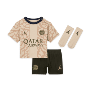 Paris Saint-Germain 2023/24 Fourth Nike Football-sæt i tre dele til babyer og småbørn - brun brun 18-24M