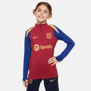FC Barcelona Strike Nike Dri-FIT-fodboldtræningstrøje til større børn - rød rød XS