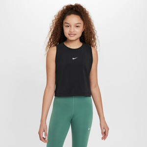 Nike Pro Dri-FIT-træningstanktop til piger - sort sort XL