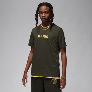Nike Paris Saint-Germain-T-shirt til mænd - grøn grøn L