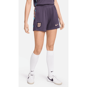 England 2024 Stadium Away Nike Dri-FIT Replica-fodboldshorts til kvinder - lilla lilla XL (EU 48-50)