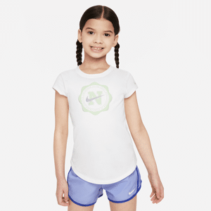 Nike Prep in Your Step-T-Shirt med grafik til mindre børn - hvid hvid 5