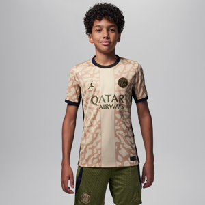 Paris Saint-Germain 2023/24 Stadium Fourth Jordan Dri-FIT Replica-fodboldtrøje til større børn - brun brun S