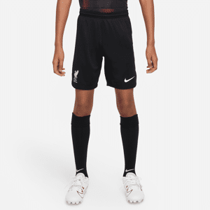 Liverpool FC 2023/24 Stadium Away Nike Dri-FIT-fodboldshorts til større børn - sort sort XS