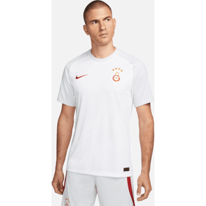 Galatasaray 2023/24 Away-Nike Dri-FIT-fodboldtrøje med korte ærmer til mænd - hvid hvid XL