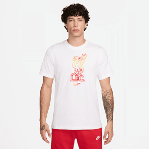 Liverpool FC Nike Football-T-shirt til mænd - hvid hvid S