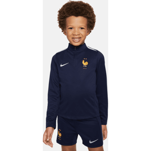 FFF Academy Pro Nike Dri-FIT-fodboldtræningstrøje til mindre børn - blå blå M