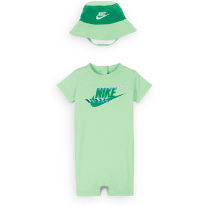 Nike Sportswear PE-sæt med buksedragt og bøllehat til babyer (0-9 M) - grøn grøn 3-6M